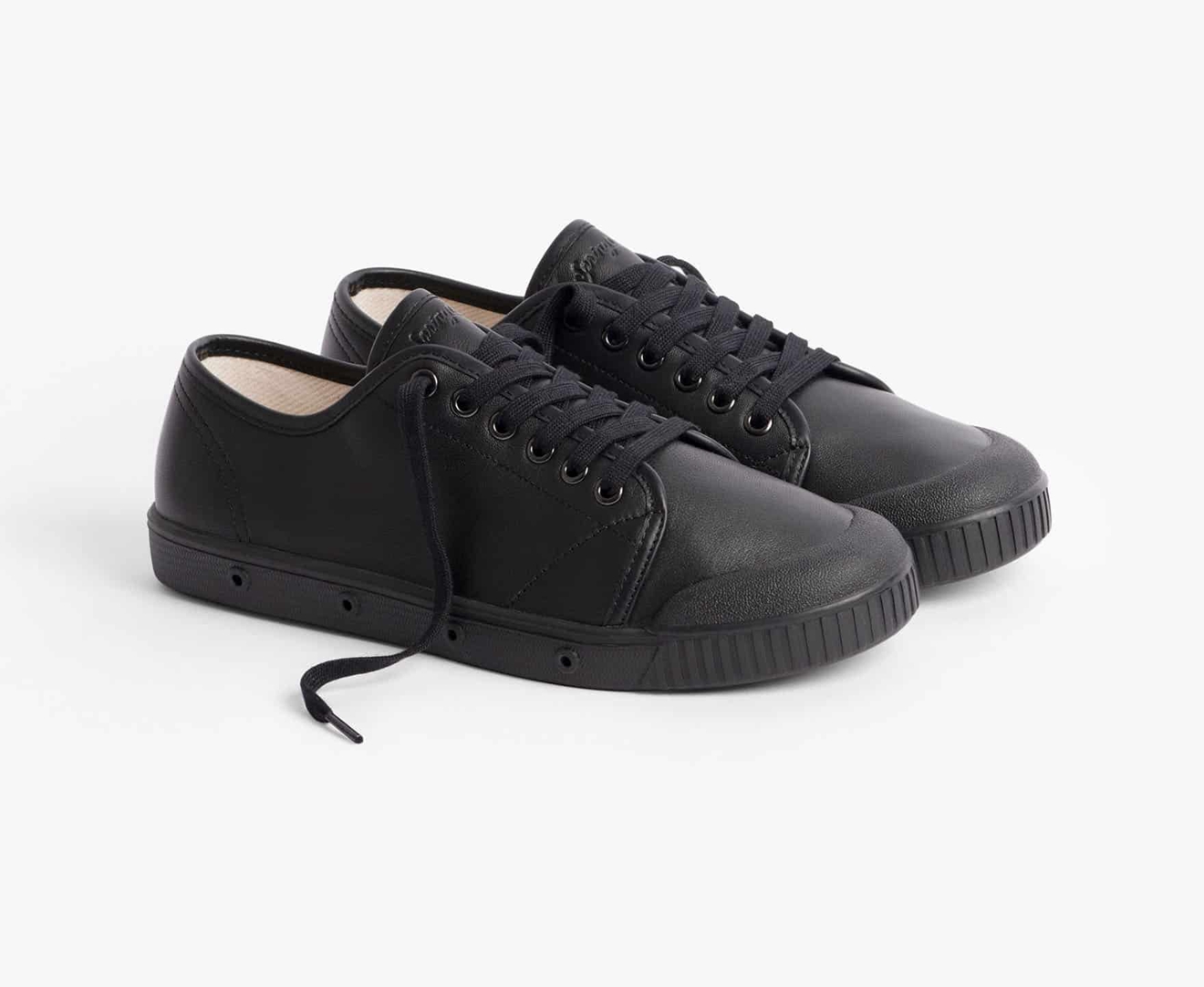 Spring Court G2 SHEEPSKIN Men's Trainers Black | South Africa-27CBUVFRH